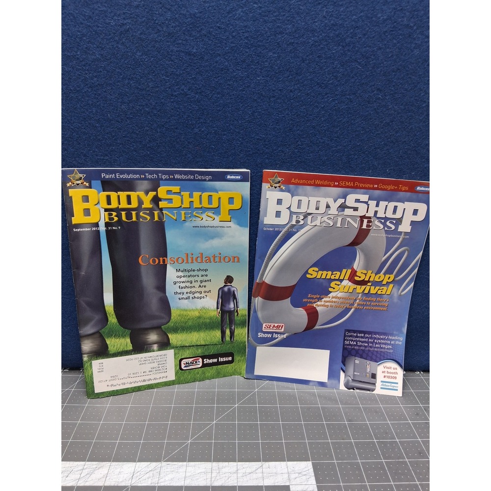 Body Shop Business Magazine Lot 2012 September October SEMA NACE Issues